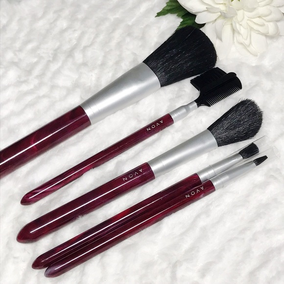 Avon Makeup Brush 5 Piece Bundle NEW - Picture 1 of 3